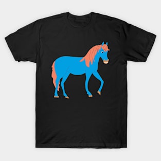 Blue Horse T-Shirt